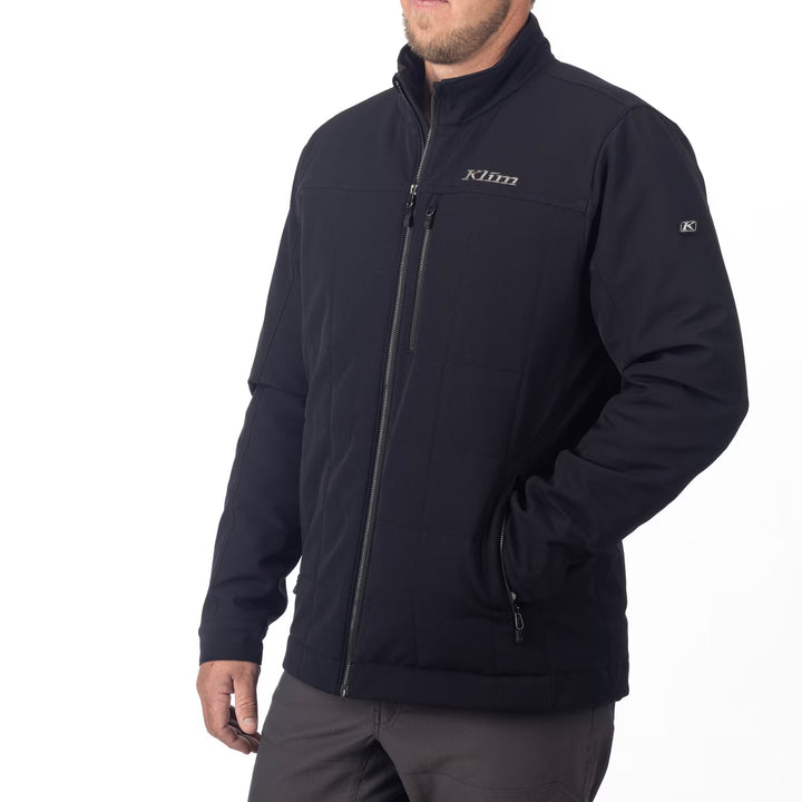 KLIM SADDLEBACK SOFTSHELL JACKET - BLACK