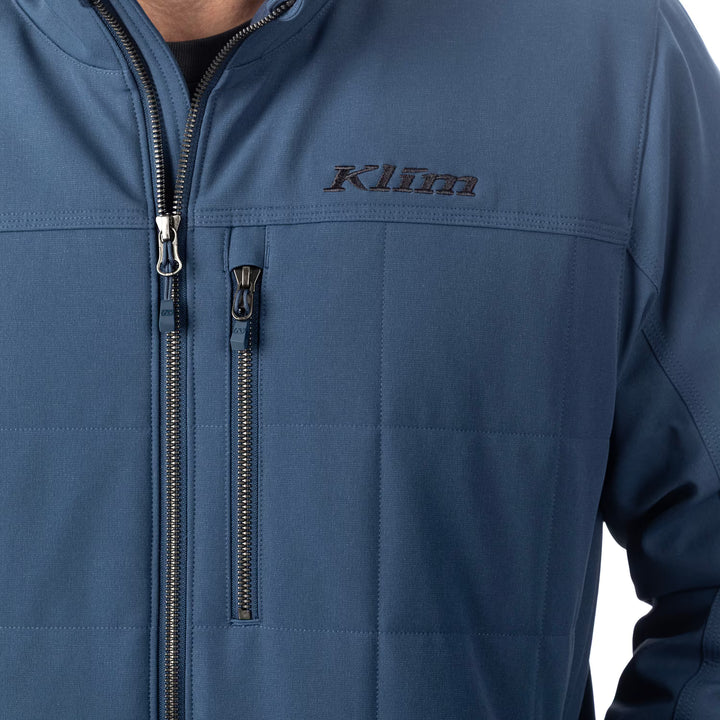 KLIM SADDLEBACK SOFTSHELL JACKET - INSIGNIA BLUE