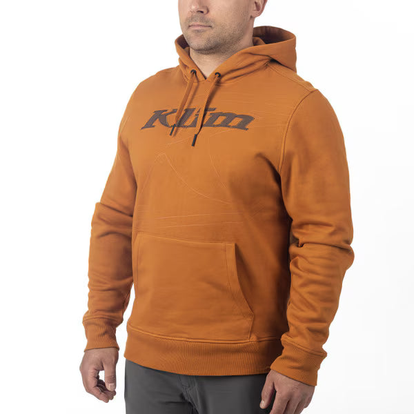 KLIM GLENS PEAK PULLOVER HOODIE - MOAB - COCOA BROWN