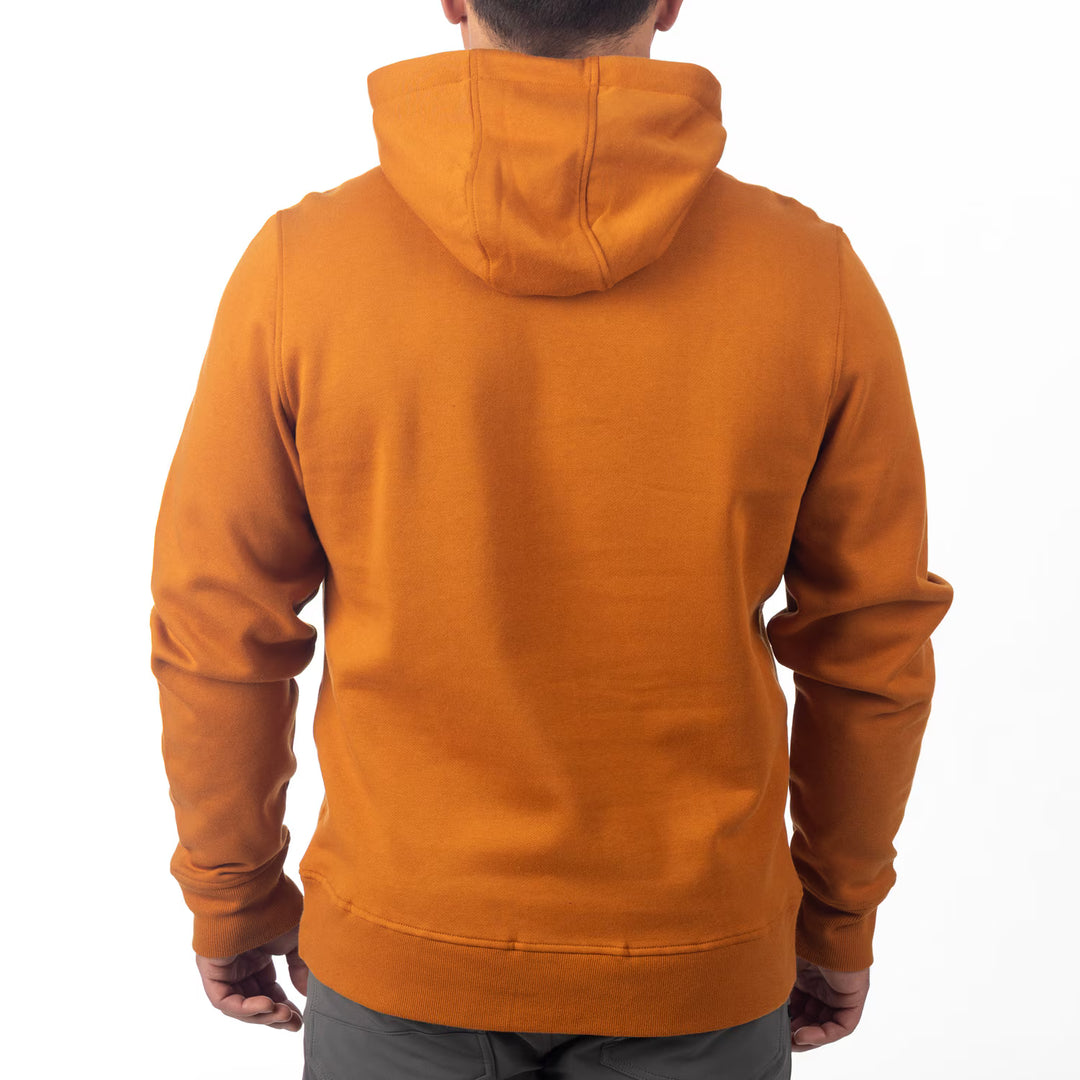 KLIM GLENS PEAK PULLOVER HOODIE - MOAB - COCOA BROWN