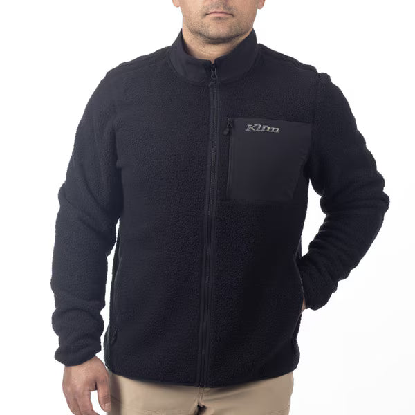 KLIM HIGH PILE JACKET - BLACK