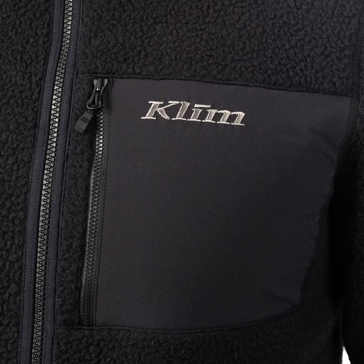 KLIM HIGH PILE JACKET - BLACK