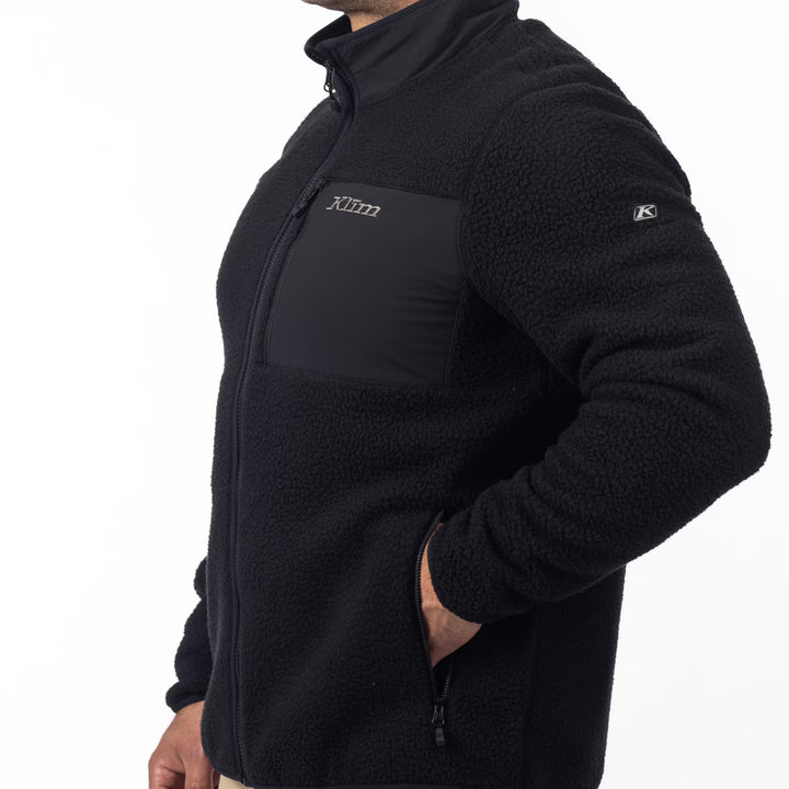 KLIM HIGH PILE JACKET - BLACK