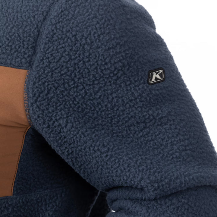 KLIM HIGH PILE JACKET - COCOA BROWN