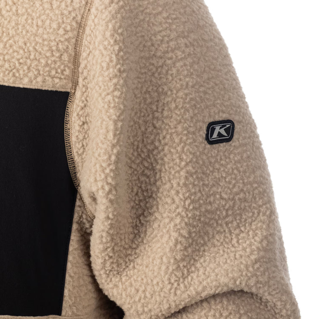 KLIM HIGH PILE JACKET - MONTANA TAN - BLACK