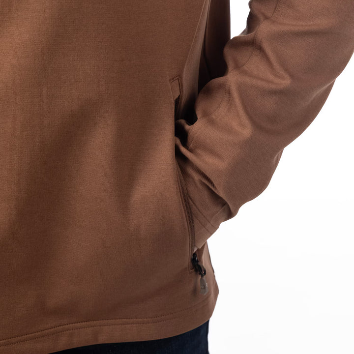 KLIM BRYCE POINT JACKET - COCOA BROWN