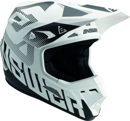 Answer AR1 V2 Bold Helmet White/Black Youth