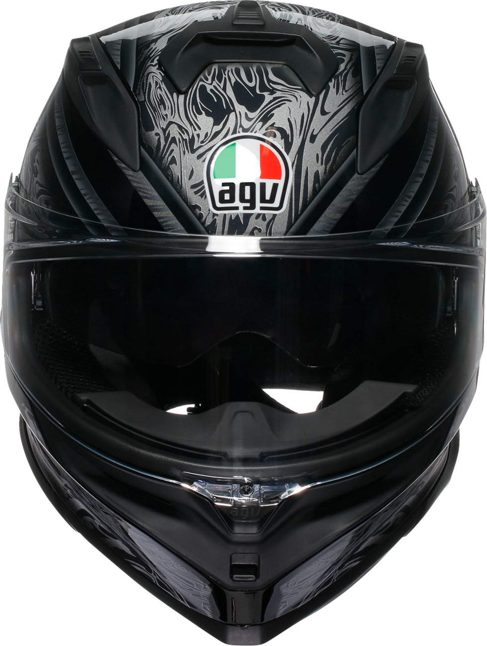 AGV K7 Helmet - Damascus Black/Silver