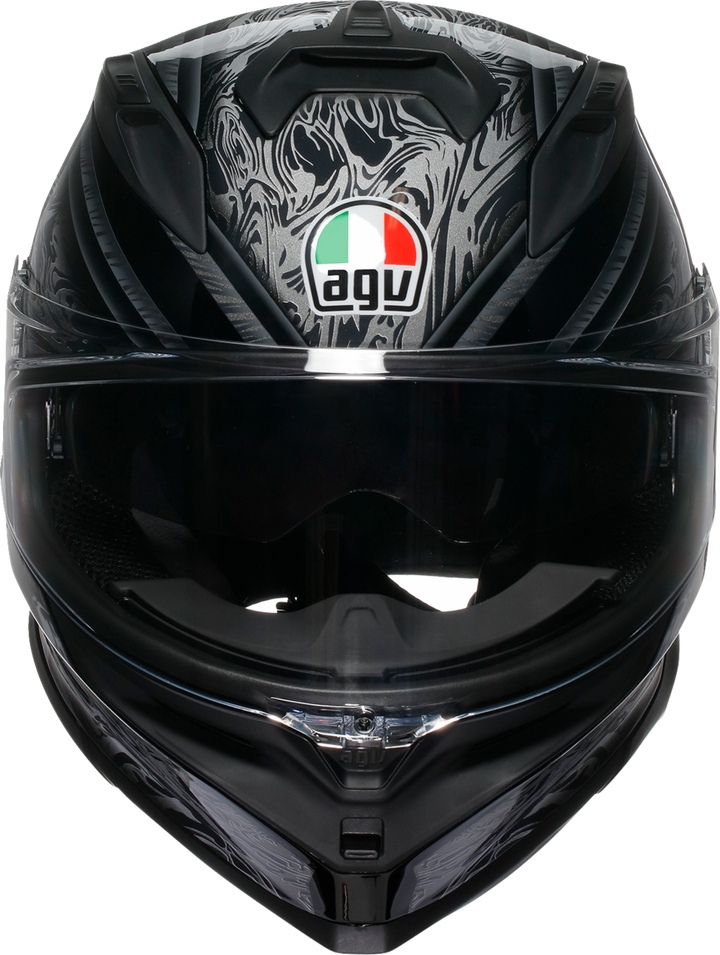 AGV K7 Helmet - Damascus Black/Silver