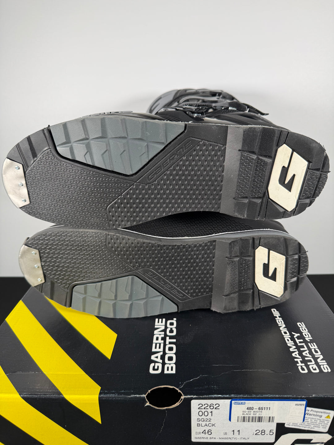 Gaerne SG-22 Boots - Black - Size Euro 46 / US 11 - OPEN BOX