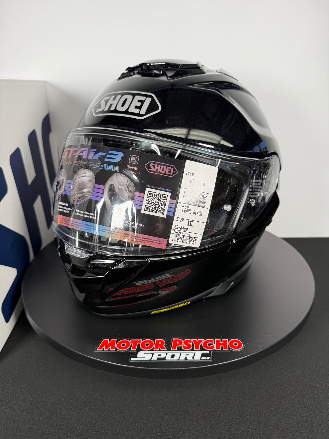 Shoei GT-Air 3 Helmet - Pearl Black - Size XXL - USED / OPEN BOX - FINAL SALE / NO RETURNS