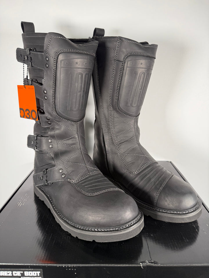 Icon Elsinore 2 Boots - Black - Size EU 44.5 / US 10.5 - OPEN BOX - FINAL SALE / NO RETURNS