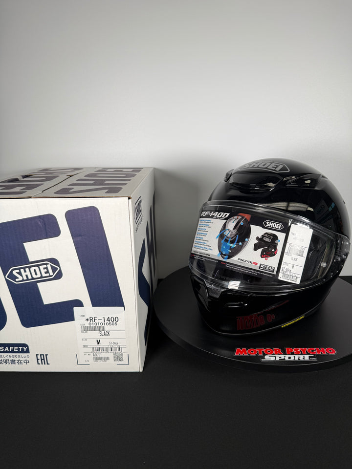 Shoei RF-1400 Helmet - Gloss Black - Size M - USED / OPEN BOX - FINAL SALE / NO RETURNS
