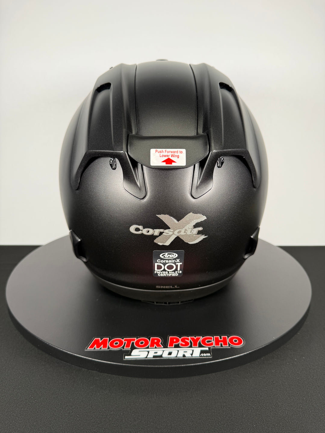 Arai Corsair-X Helmet - Black Frost - Size L - OPEN BOX