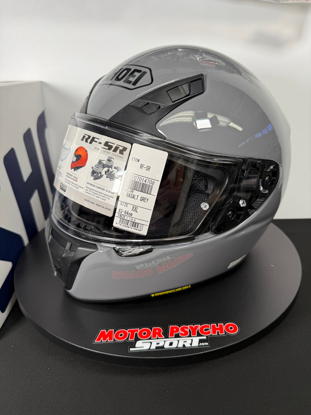 Shoei RF-SR Helmet - Basalt Gray - Size XXL - USED / OPEN BOX