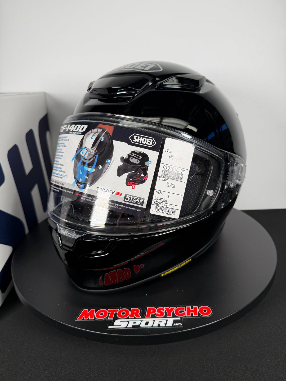 shoei rf 1400 size between large and extra large RF-1400 Ideograph Helmet Medium TC-6 White / Black 1400 Helmet Solid S is a full Shoei RF-1400 Helmet - Gloss