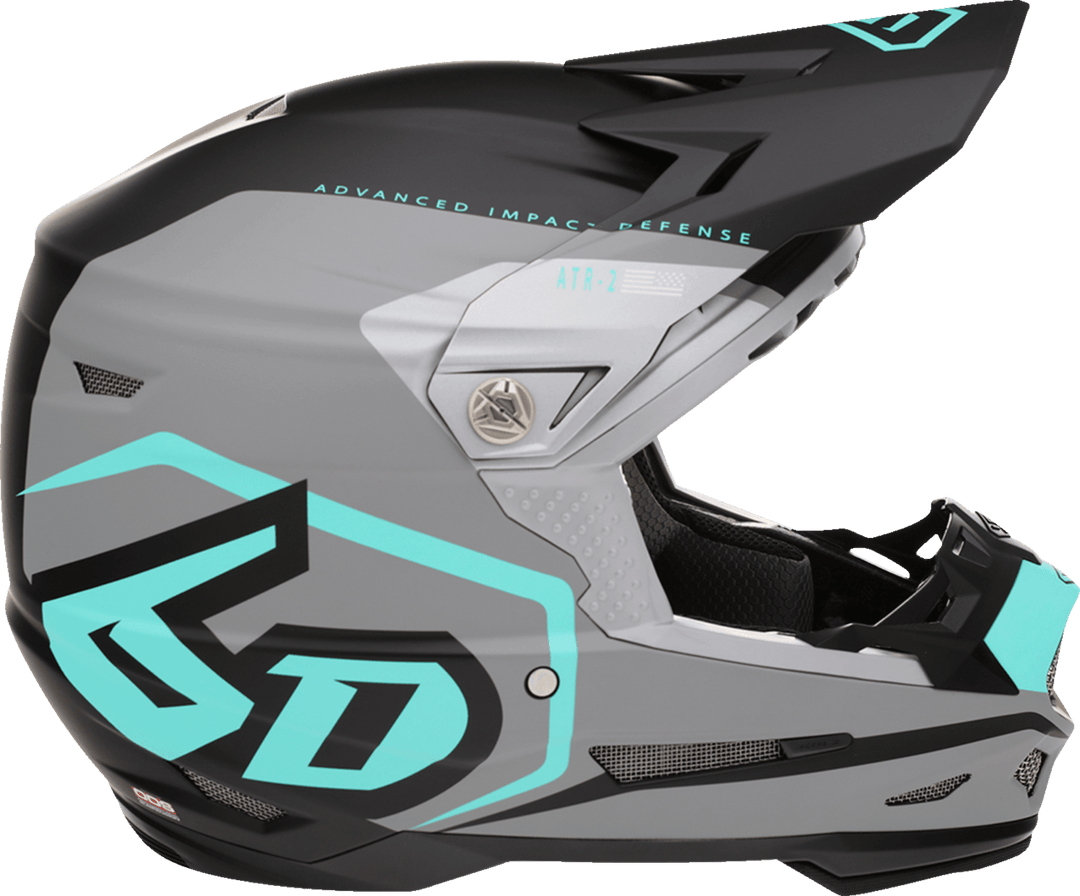 6D ATR-2 Delta Helmet - Teal - Motor Psycho Sport