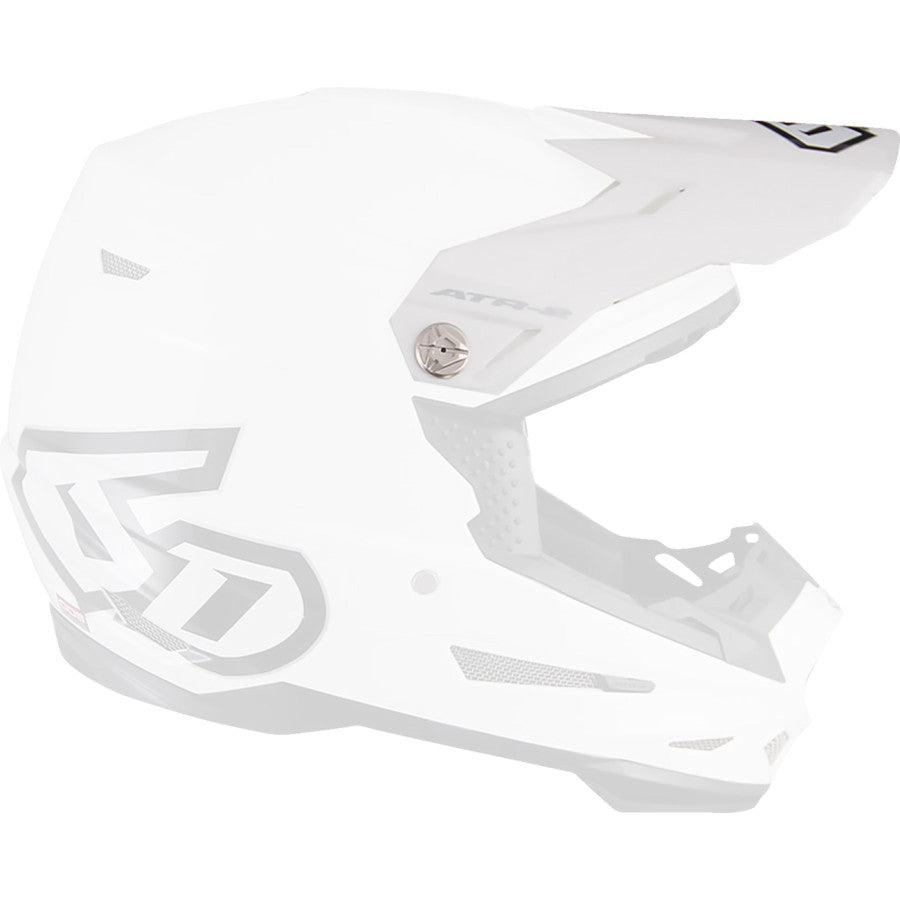 6D ATR-2 Helmet Visor - White - Motor Psycho Sport