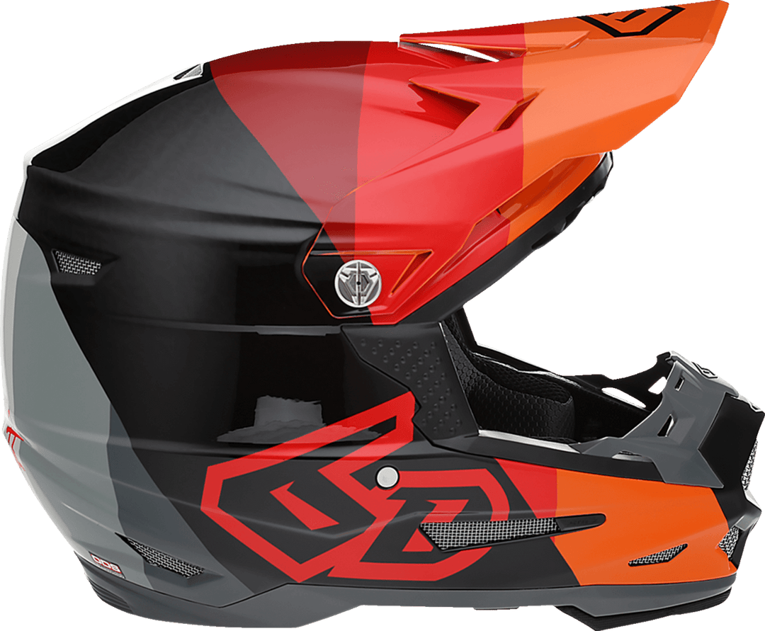 6D ATR-2 Range Helmet - Red - Motor Psycho Sport