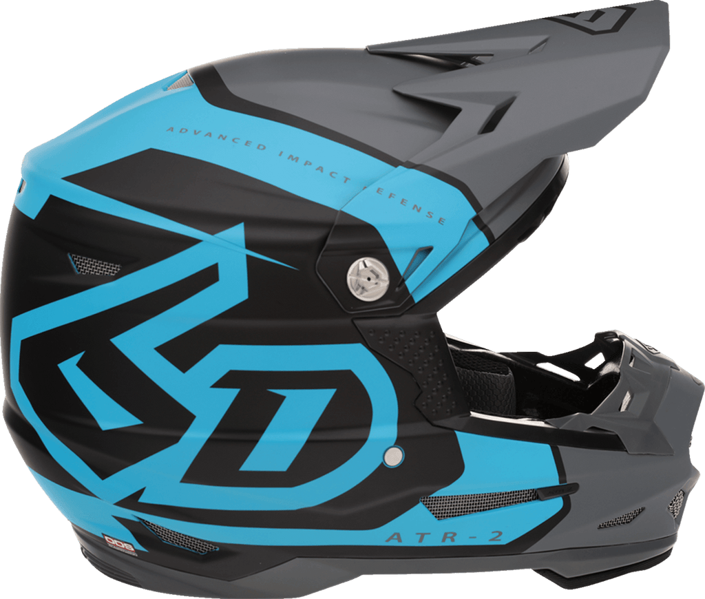 cyan motorcycle helmet 6D ATR-2 Torque Bicycle Helmet Brim Visor Petzl Strato Vent Helmet the ATR Sizes XS-XXXL:3XL