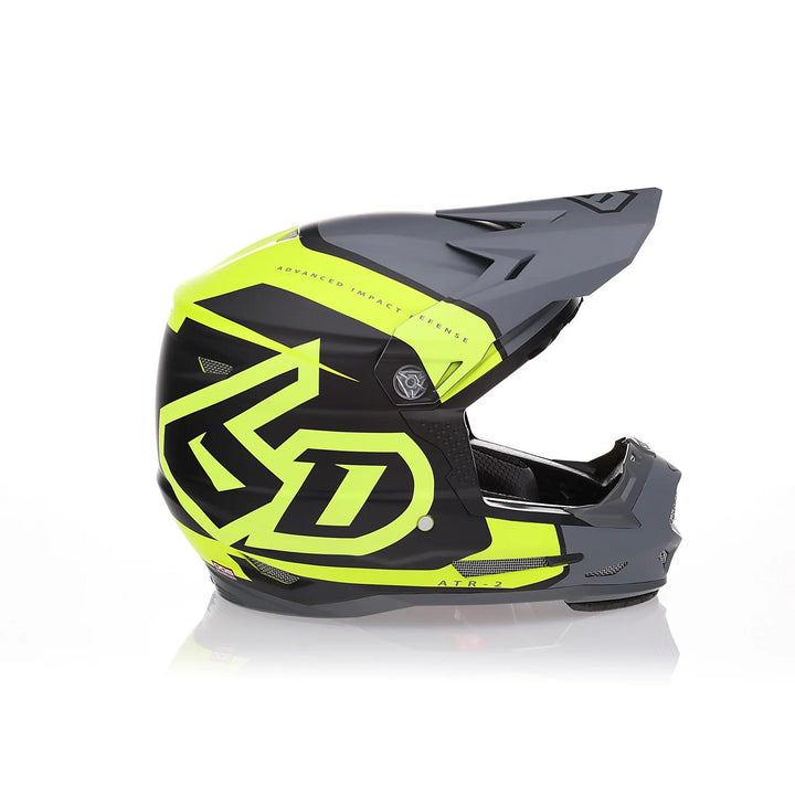 6D ATR-2Y Youth Torque Helmet - Neon Yellow - Motor Psycho Sport