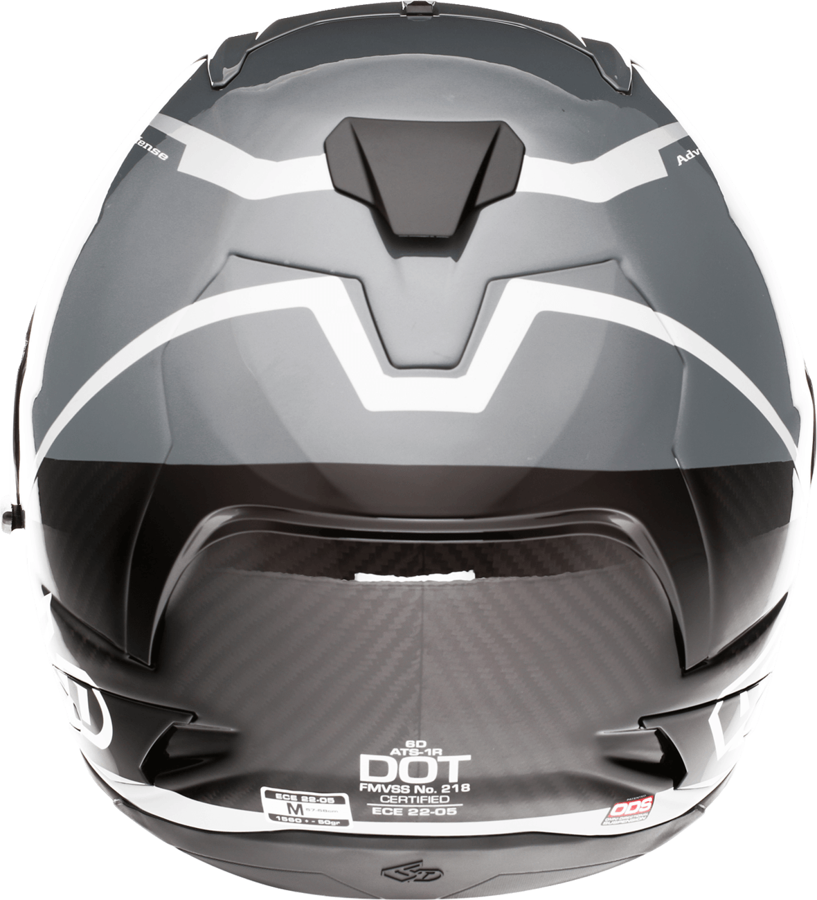 6D ATS-1R Helmet - Alpha Silver - Motor Psycho Sport