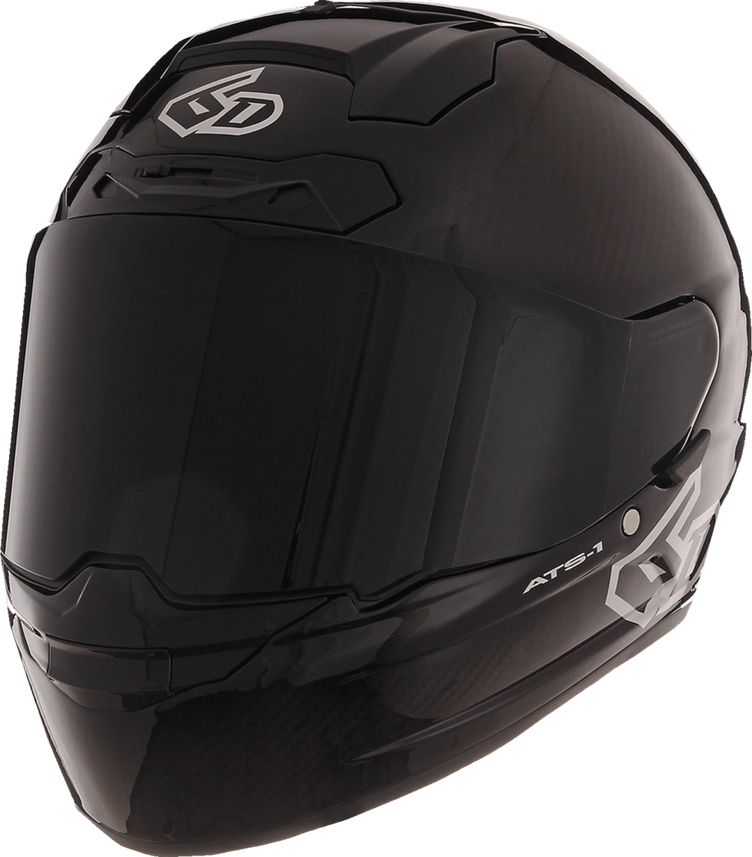 6D ATS-1R Helmet - Gloss Black - Motor Psycho Sport