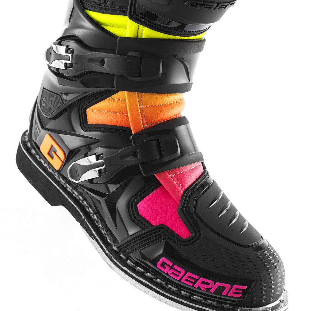 Gaerne SG-12 Boots - LE Black/Orange/Pink