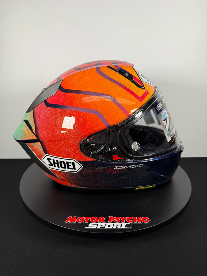 Shoei X-15 Marquez Holi Helmet - TC-1 - Size L - USED / OPEN BOX