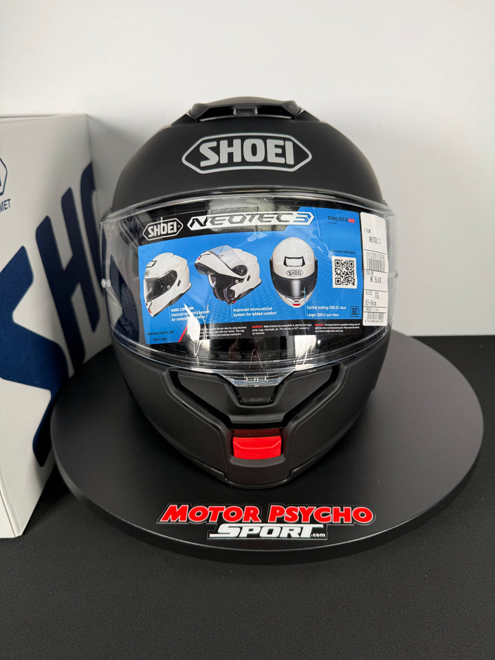 Shoei Neotec 3 Modular Helmet - Matte Black - Size XXL - USED / OPEN BOX