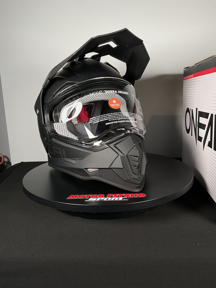 O'Neal  Sierra Helmet Flat Black - Size M - Used Open Box