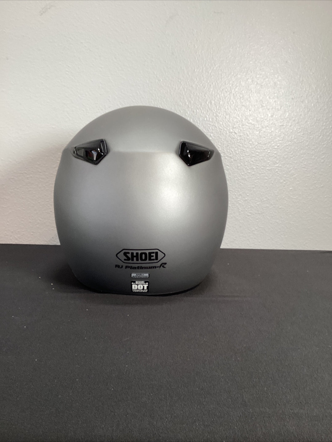 Shoei RJ Platinum-R Open-Face Helmet - Matte Grey - Size XS - USED LIKE NEW