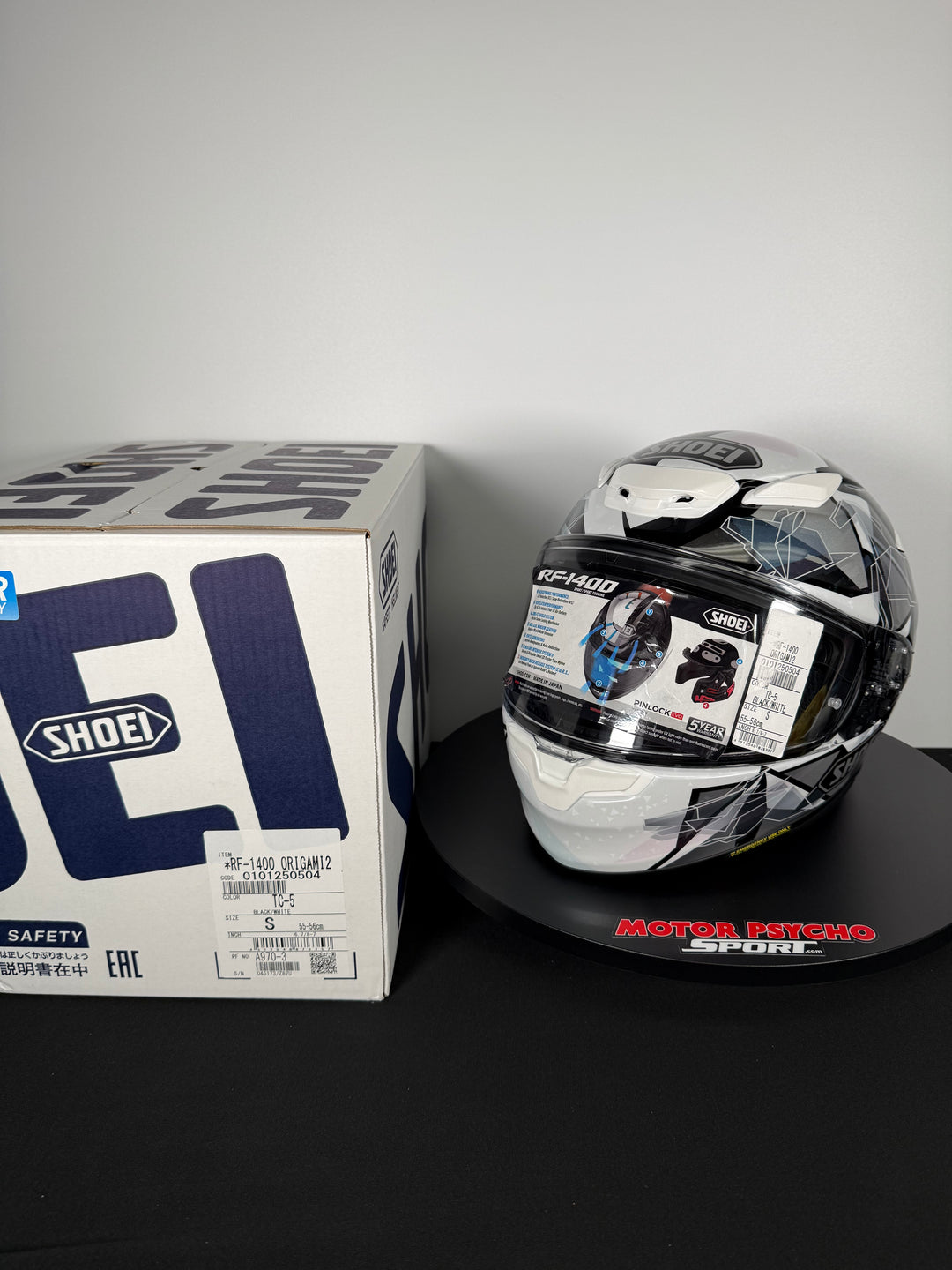 Shoei RF-1400 Origami 2 Helmet - TC-5 - Size Small - USED / OPEN BOX