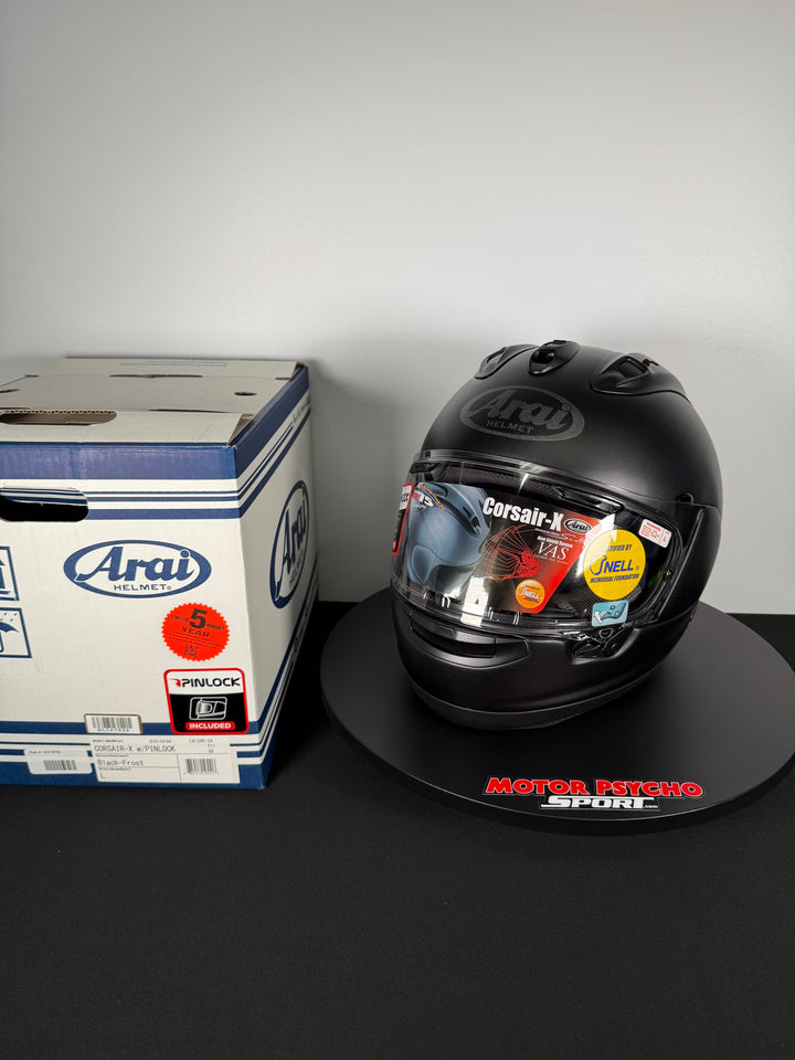 Arai Corsair-X Helmet - Black Frost - Size L - OPEN BOX