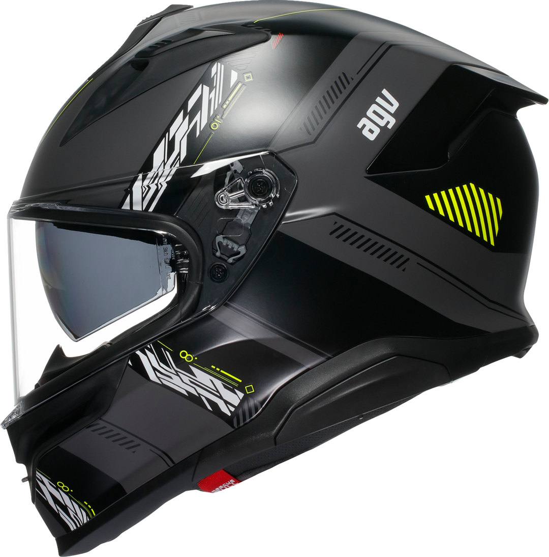 AGV K7 Helmet - Kyber Matte Gray/Yellow