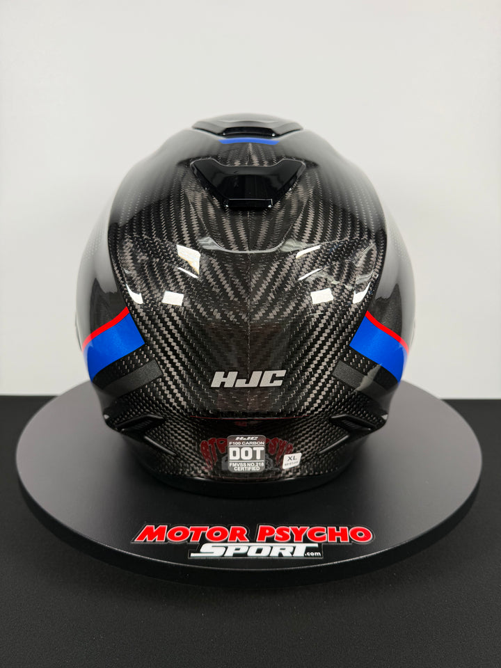HJC F100 Carbon Modular Helmet - Stan MC-21 - Size XL - OPEN BOX