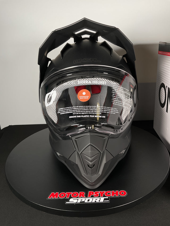 O'Neal  Sierra Helmet Flat Black - Size M - Used Open Box