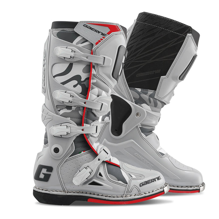 Gaerne Fastback Endurance Boots - Snow Camo (Idaho Warehouse)