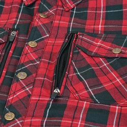 CORTECH EL CAMINO RIDING JACKET - RED/BLACK