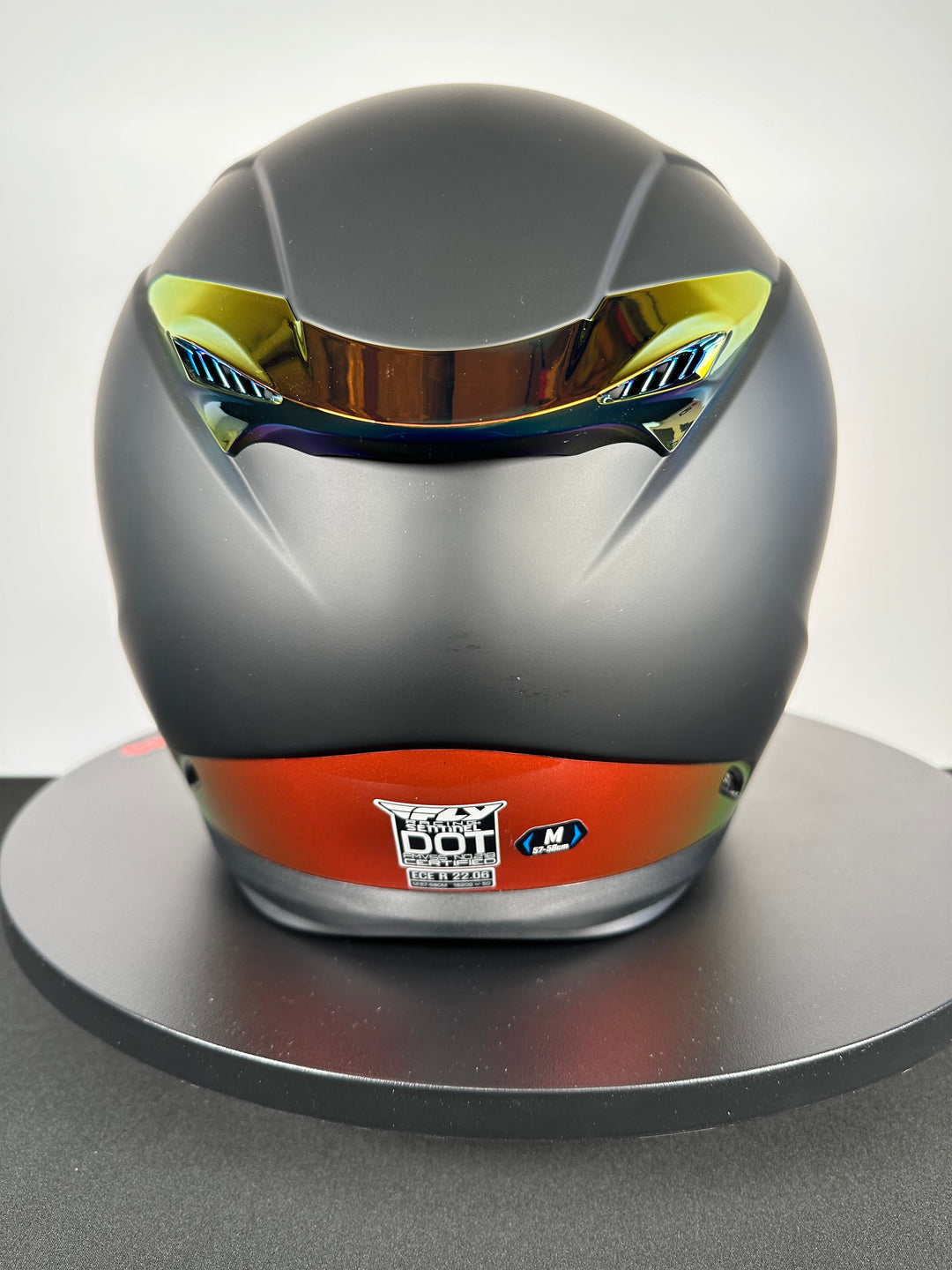 Fly Racing Sentinel Recon Helmet Matte Black/Fire Chrome