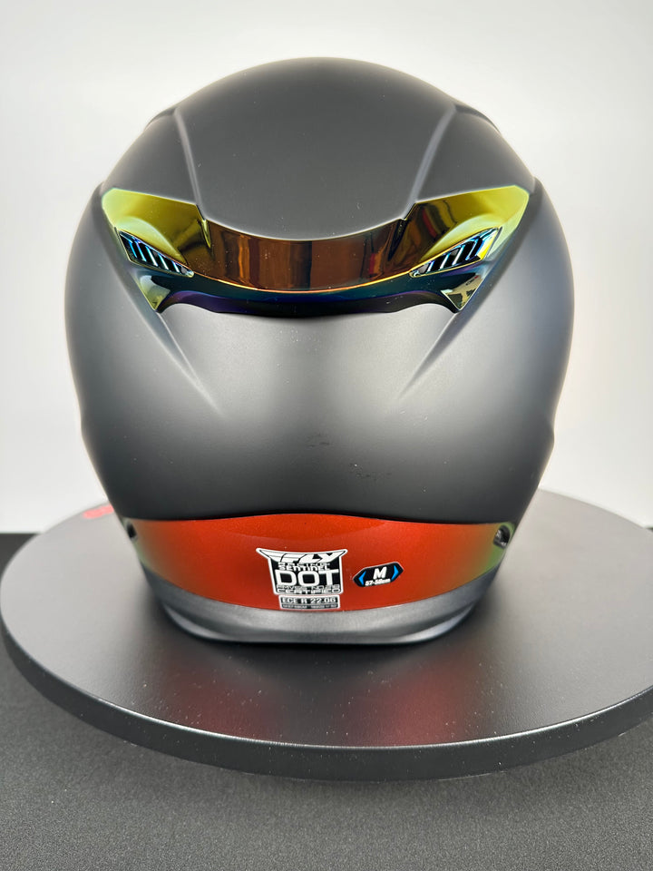 Fly Racing Sentinel Recon Helmet Matte Black/Fire Chrome