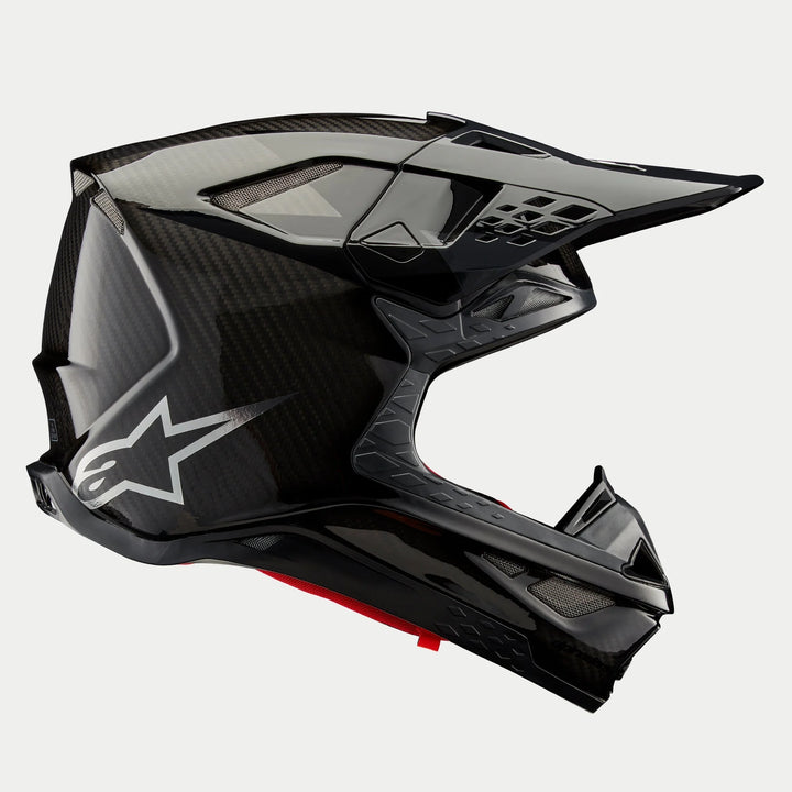 Alpinestars Supertech M10 Fame Helmet - Black Carbon Matte & Glossy (PU)
