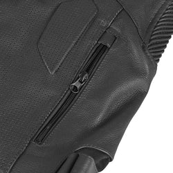 CORTECH REVO LEATHER JACKET - BLACK