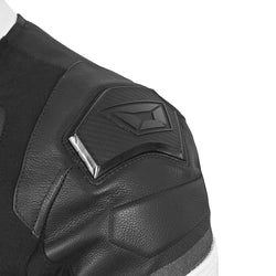 CORTECH REVO LEATHER JACKET - BLACK/WHITE