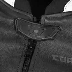 CORTECH REVO LEATHER JACKET - BLACK/WHITE