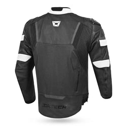 CORTECH REVO LEATHER JACKET - BLACK/WHITE