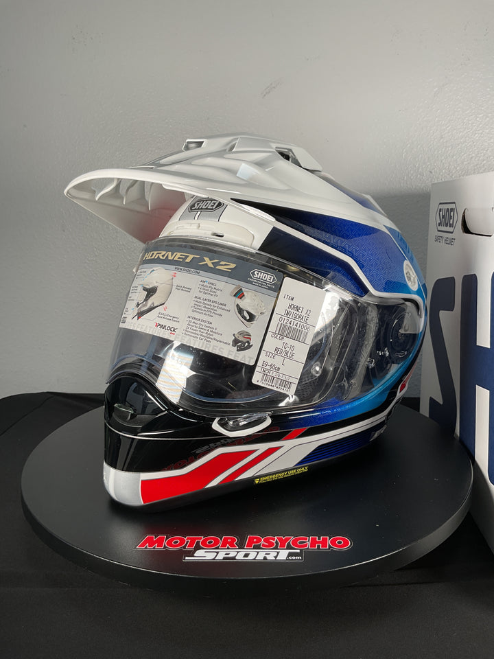 Shoei Hornet X2 Invigorate Adventure Helmet - TC-10 - Size Large - Used Fair
