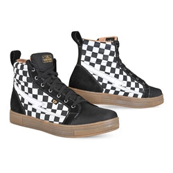 CORTECH THE SLAYER MEN'S CANVAS RIDING SHOE - WHITE CHECK