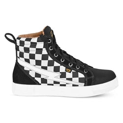 CORTECH THE SLAYER WOMEN'S CANVAS RIDING SHOE - WHITE CHECK