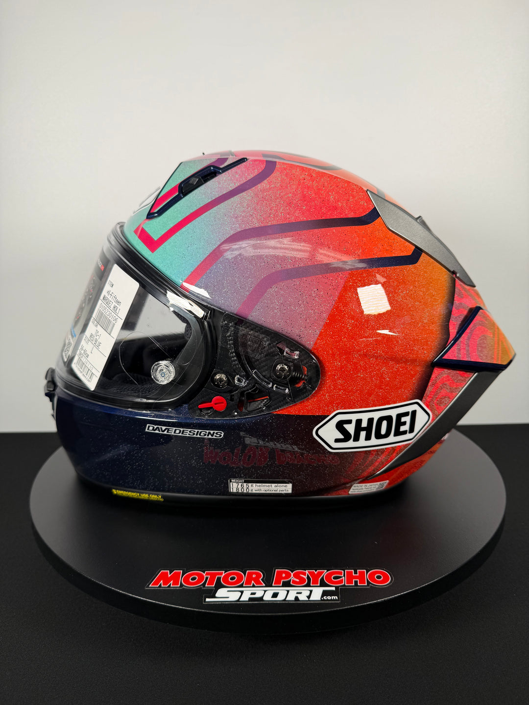 Shoei X-15 Marquez Holi Helmet - TC-1 - Size L - USED / OPEN BOX